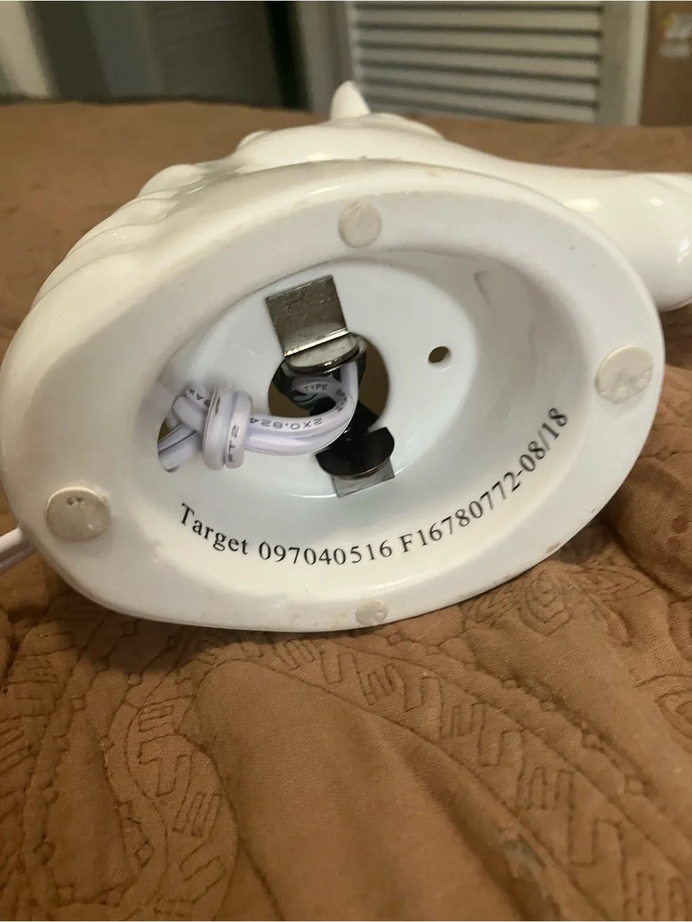 NWOT Unicorn Ceramic Night Light Lamp